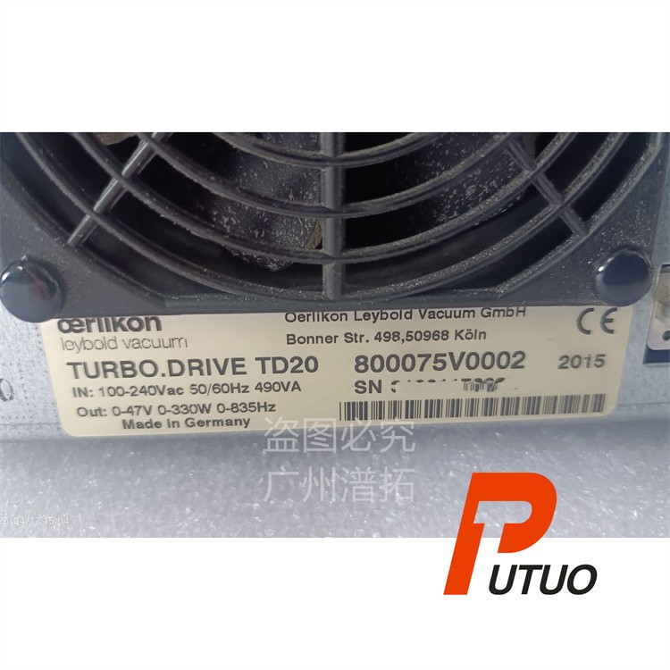 Leybold TRUBO.DRIVE TD20分子泵控制器