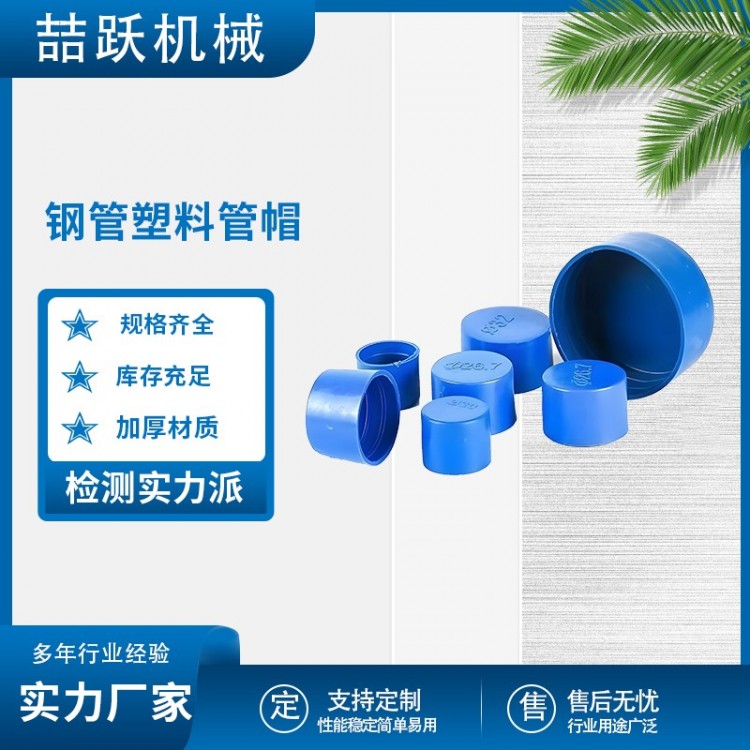 沧州喆跃机械配件 钢管塑料管帽 厂家