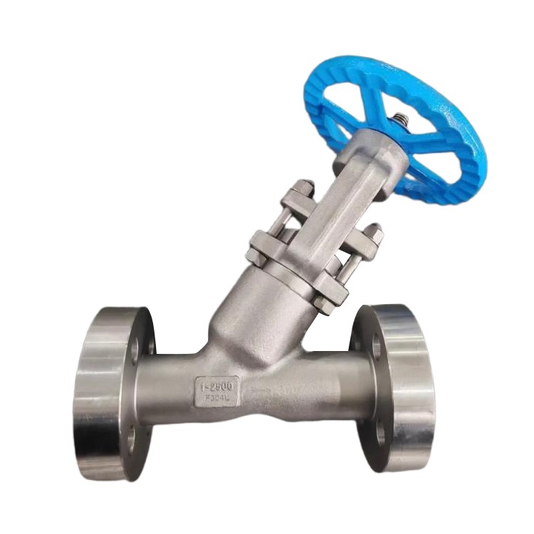 法兰Y型锻钢截止阀