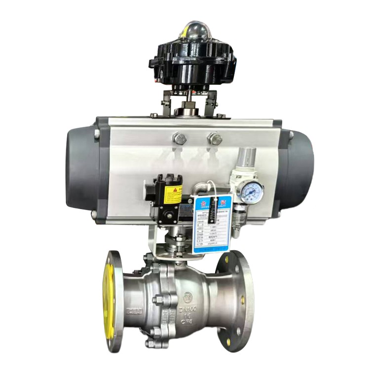 气动法兰球阀 Q641F-16P