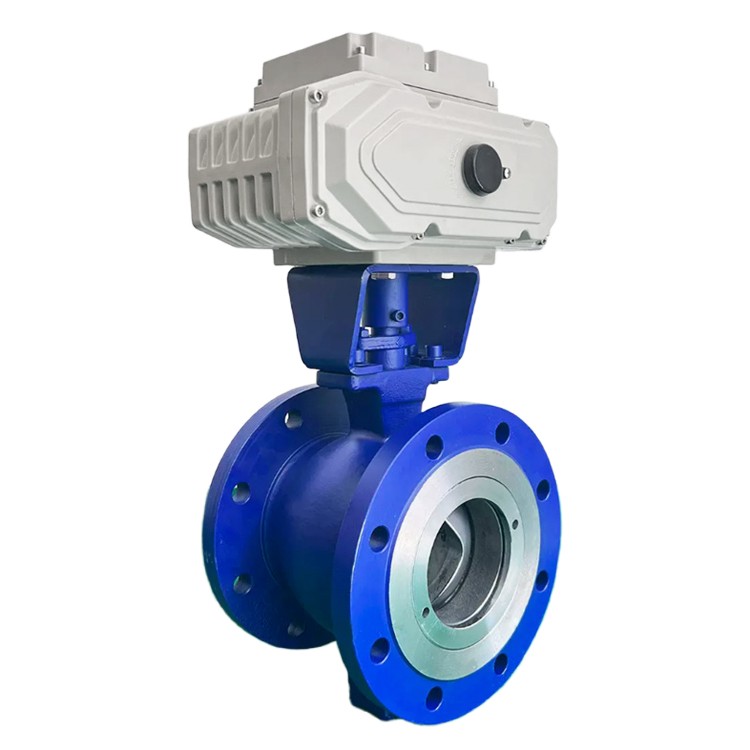 电动V型法兰球阀