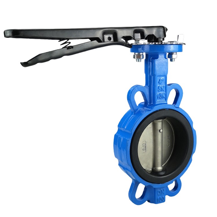 手柄软密封对夹式蝶阀