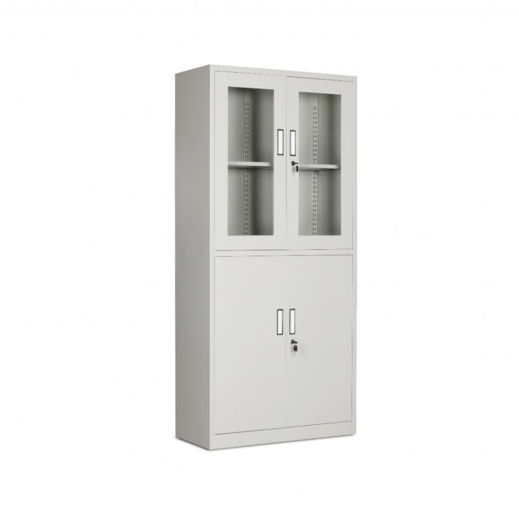 上玻下铁双开门