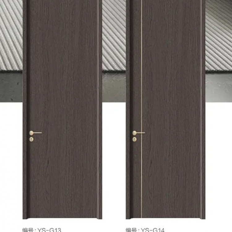 现代极简隔音木门——今福居4系列PET高定木门