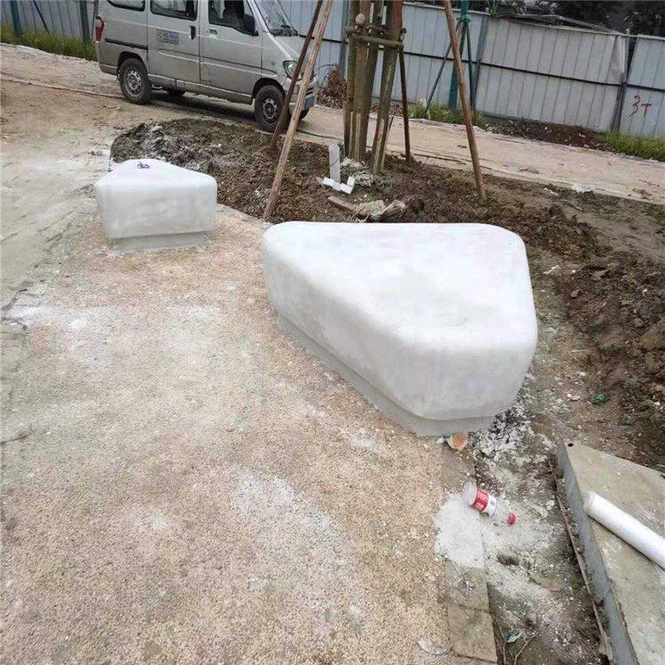 晋江别墅庭院房泰克石圆形花坛 景观真石丽泰科石坐凳 吧台施工报价