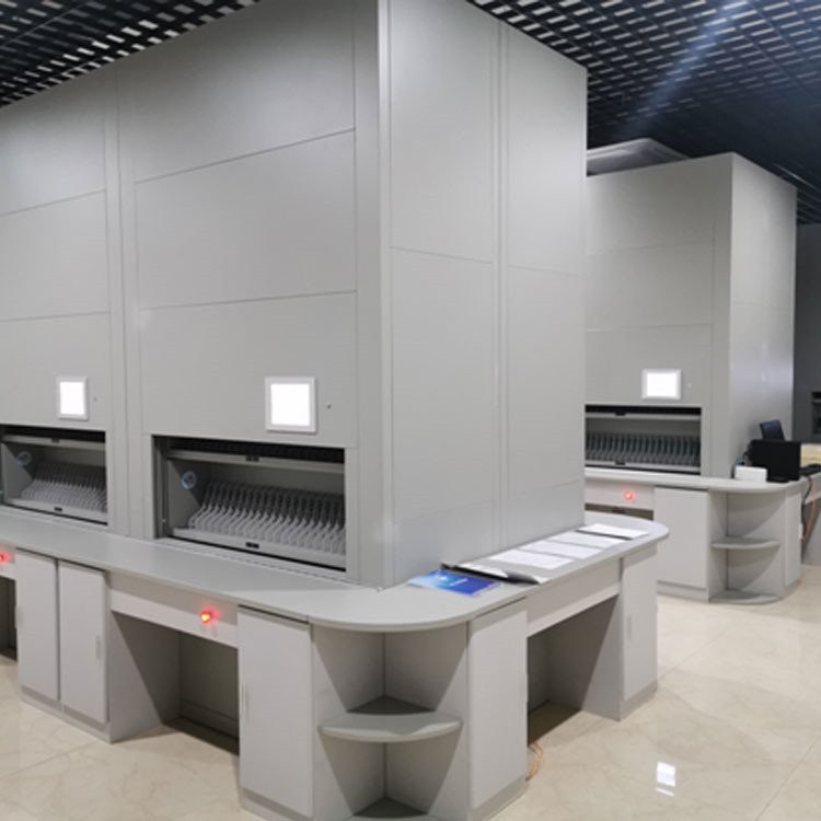 智能档案柜 自动选层柜 电动回转柜 