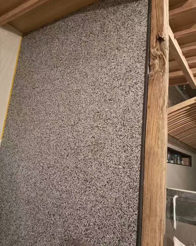 别墅区彩色水洗石花坛坐凳 灰色弧形水洗石楼梯台阶一体化浇筑