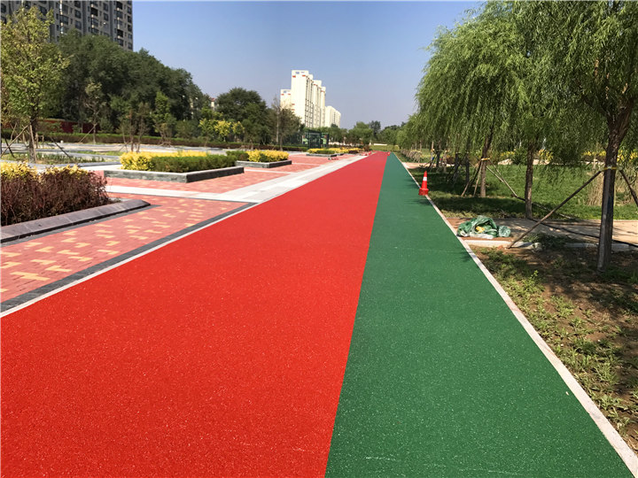 海绵城市透水混凝土地坪材料市场价格 渗透式透水路面铺装工艺