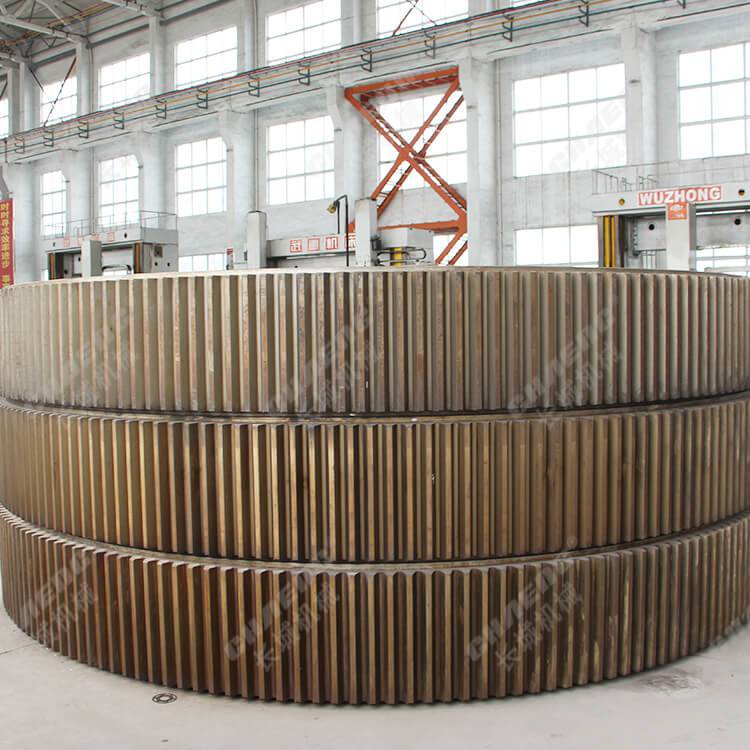 供应大齿圈 大型齿圈齿轮加工 长城机械加工2米大齿轮