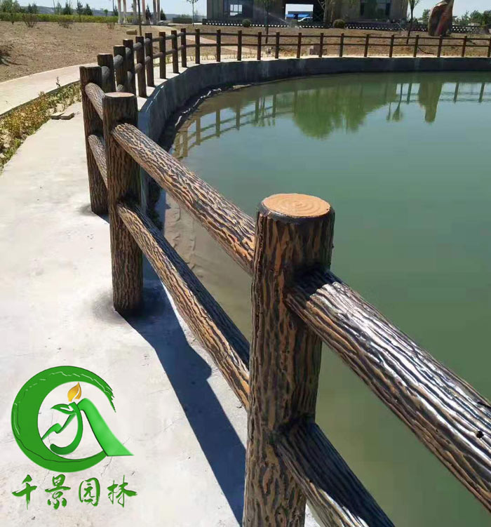 呼和浩特仿木护栏生产厂家