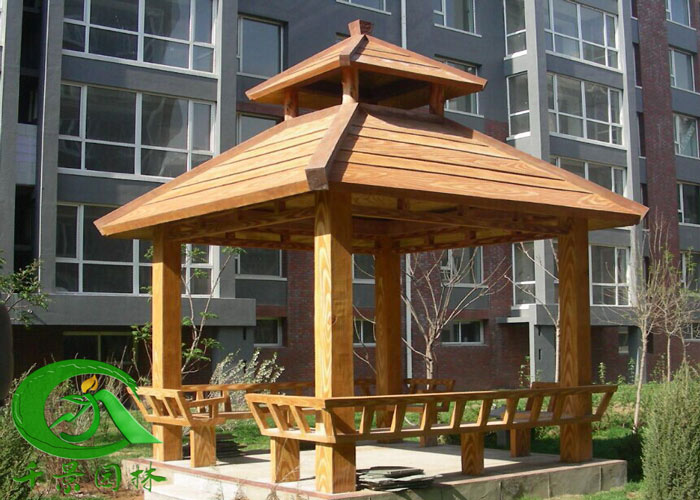 东莞水泥仿木花架 按需定制