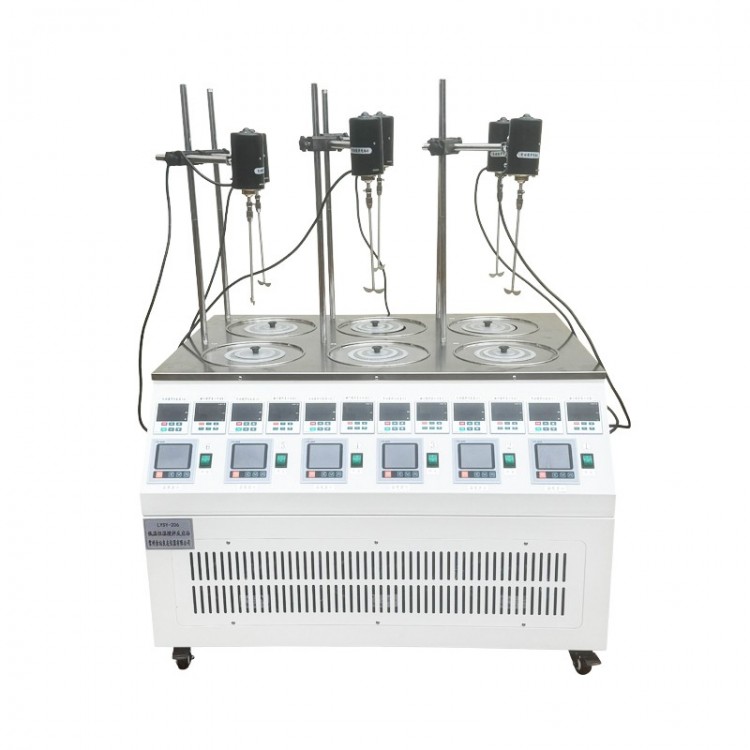LYSY-206低温恒温反应浴 数显六孔搅拌锅 制冷搅拌水槽