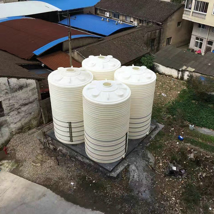 河南南阳PE塑料储罐 大型圆柱形塑料水塔 加厚防腐储罐 40吨PE水箱