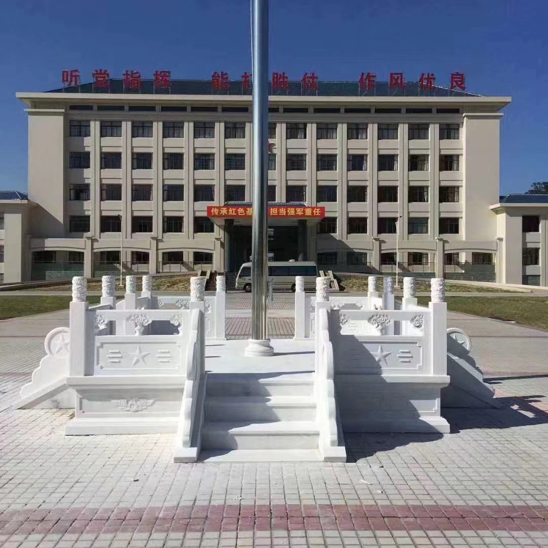 旗台座栏杆供应商哪家好？曲阳县聚隆园林雕塑有限公司值得信赖