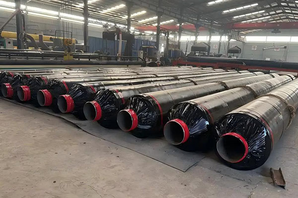 预制保温管生产过程