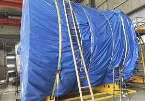 港口大型设备雨布包装厂家推荐：无锡新清洋工业包装有限公司