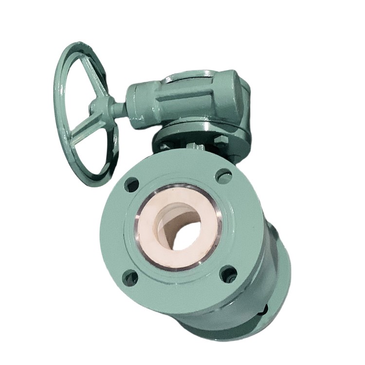 蜗轮传动陶瓷球阀