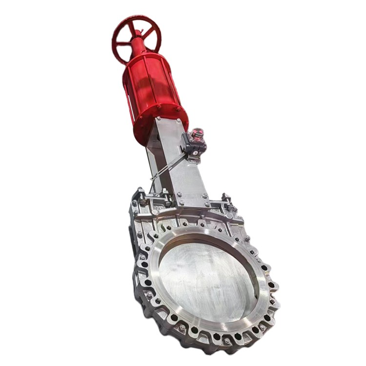 手动气动双向密封刀型闸阀 不锈钢矿