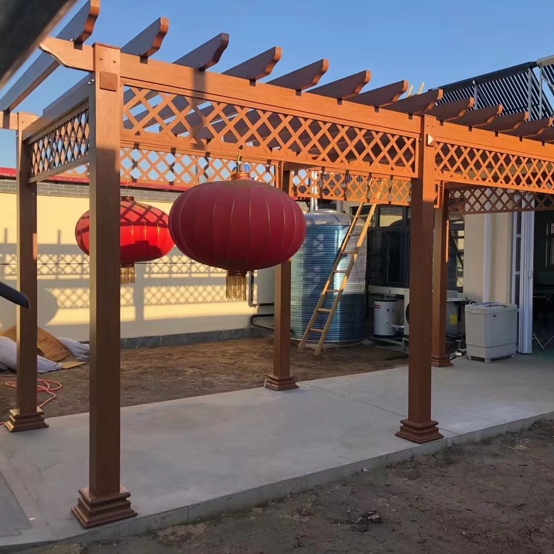 武汉艾美佳新型建材有限公司铝合金遮阳露台棚应用场景