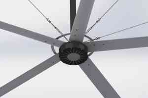 工业大吊扇厂家哪家靠谱？昆山浩风通风降温设备有限公司覆盖面积达1200㎡·能耗仅1.5KW