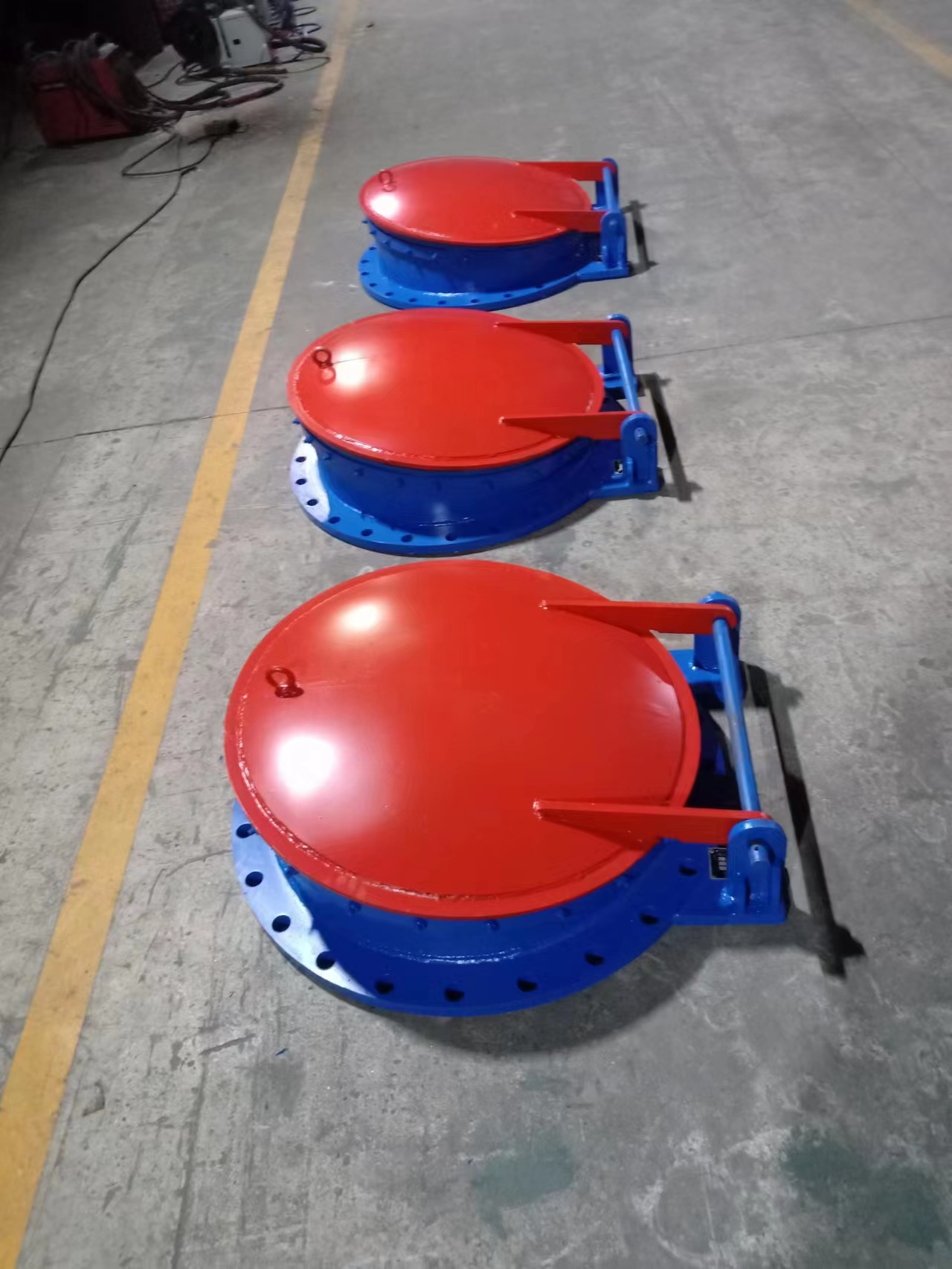 河北尚洲水工机械有限公司生产车间场景