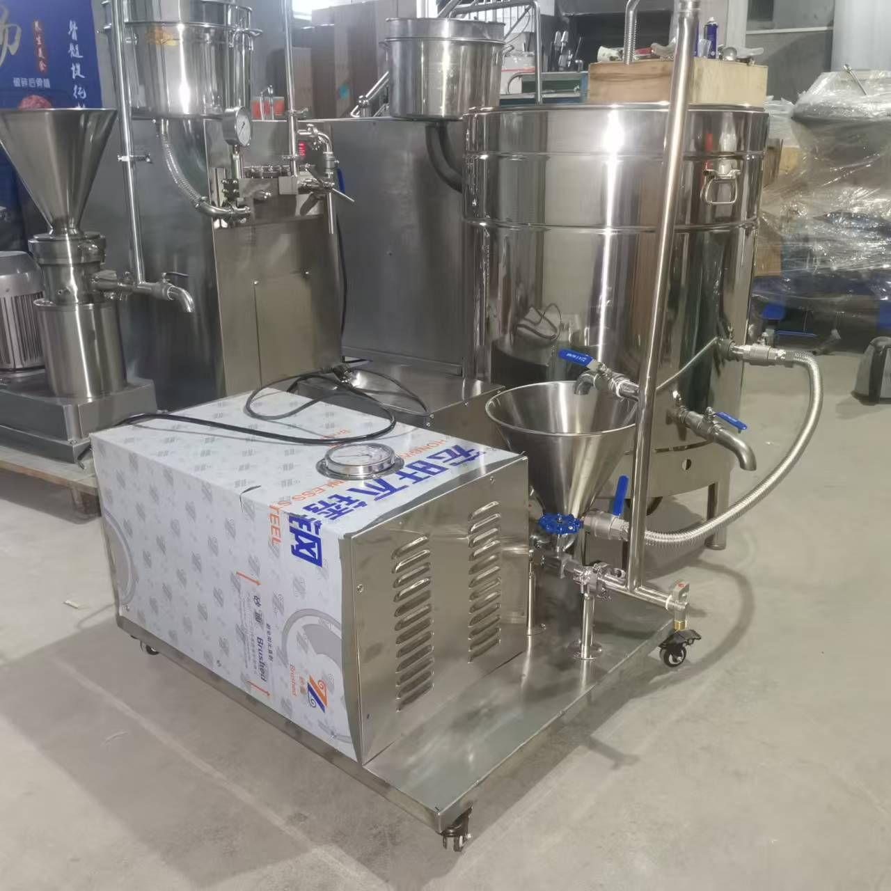 志诚机械汤品设备展示