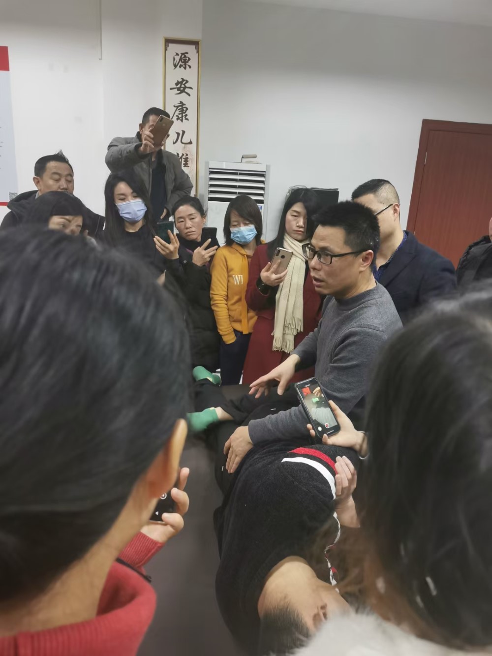 源安康杏林培训学校学员合影