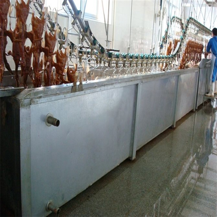 山东壹九八六鸭屠宰设备组装现场