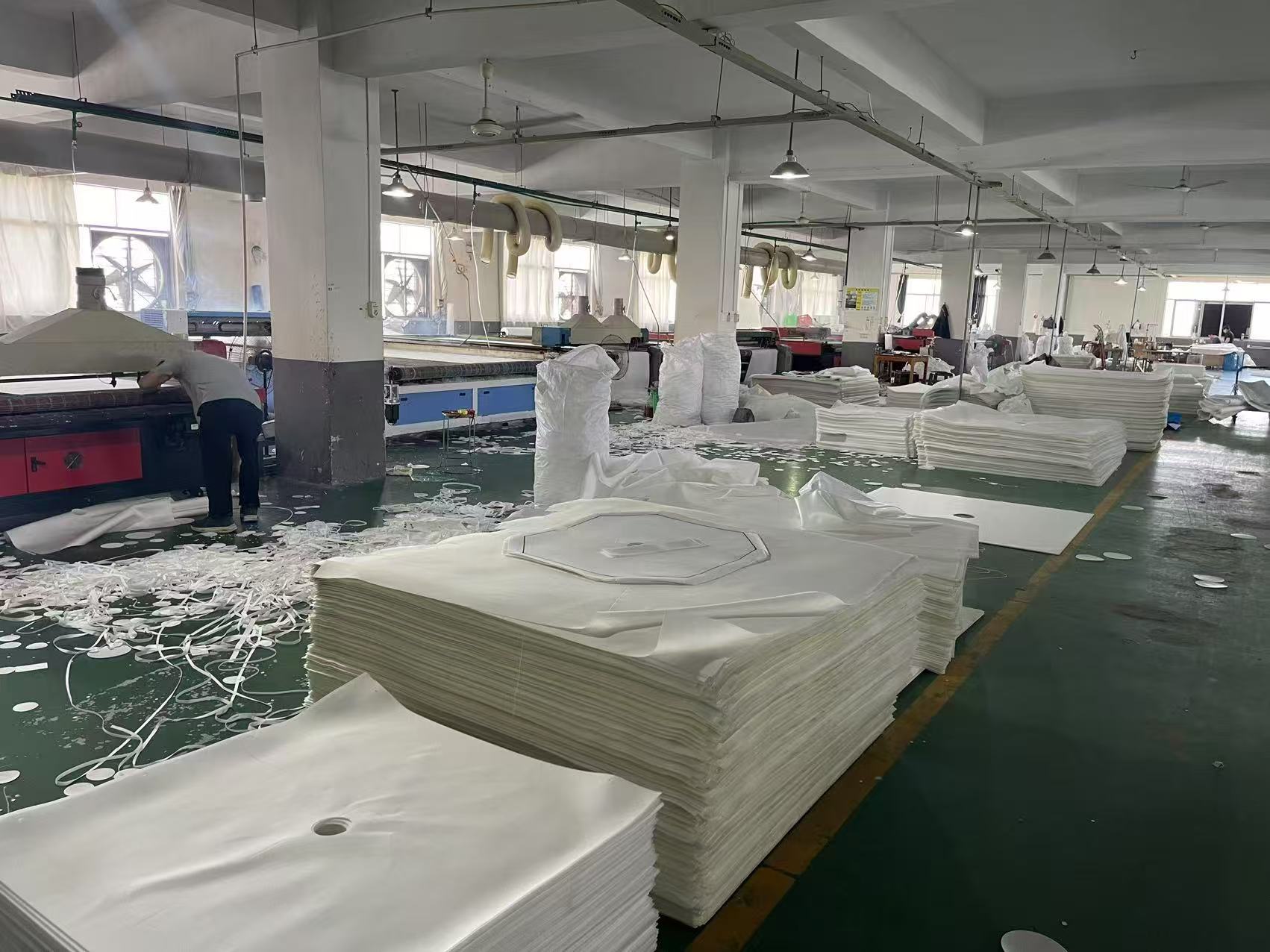 河南科亿压滤机滤布样品展示