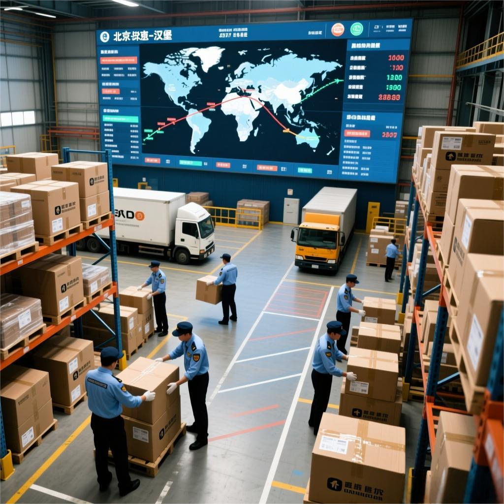 化工品国际快递操作流程示意图