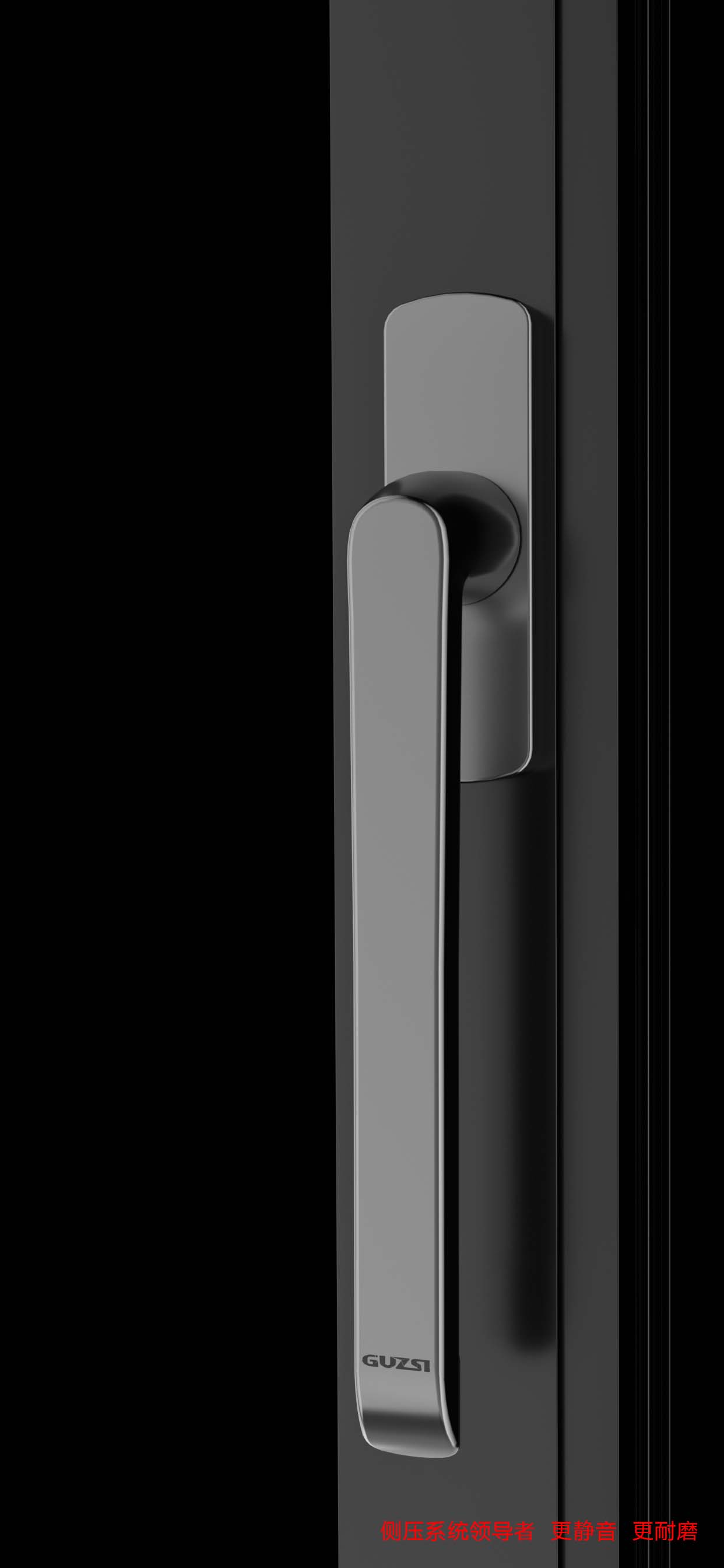 固装师侧压平移气密窗细节图