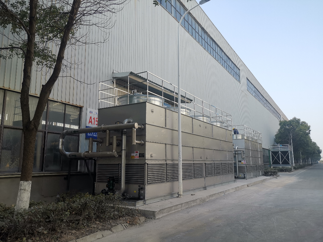 无锡市科巨机械制造有限公司冷却塔生产场景