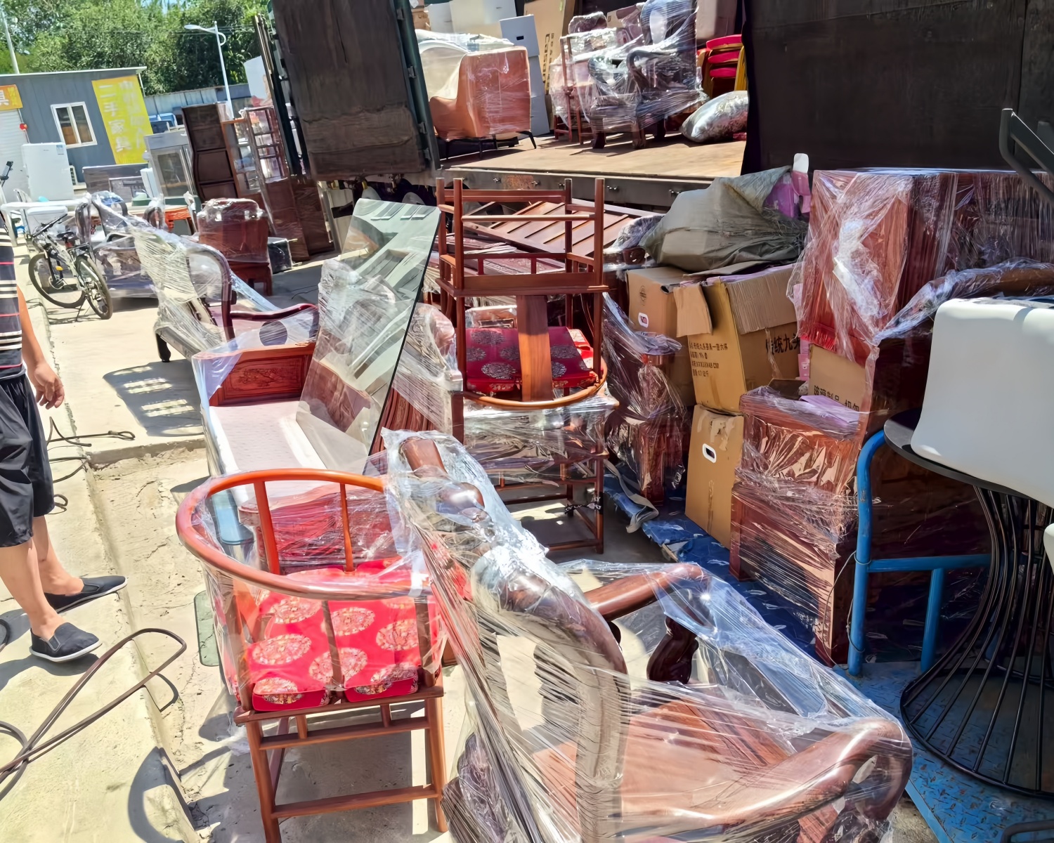 北京木隆居家居回收服务现场