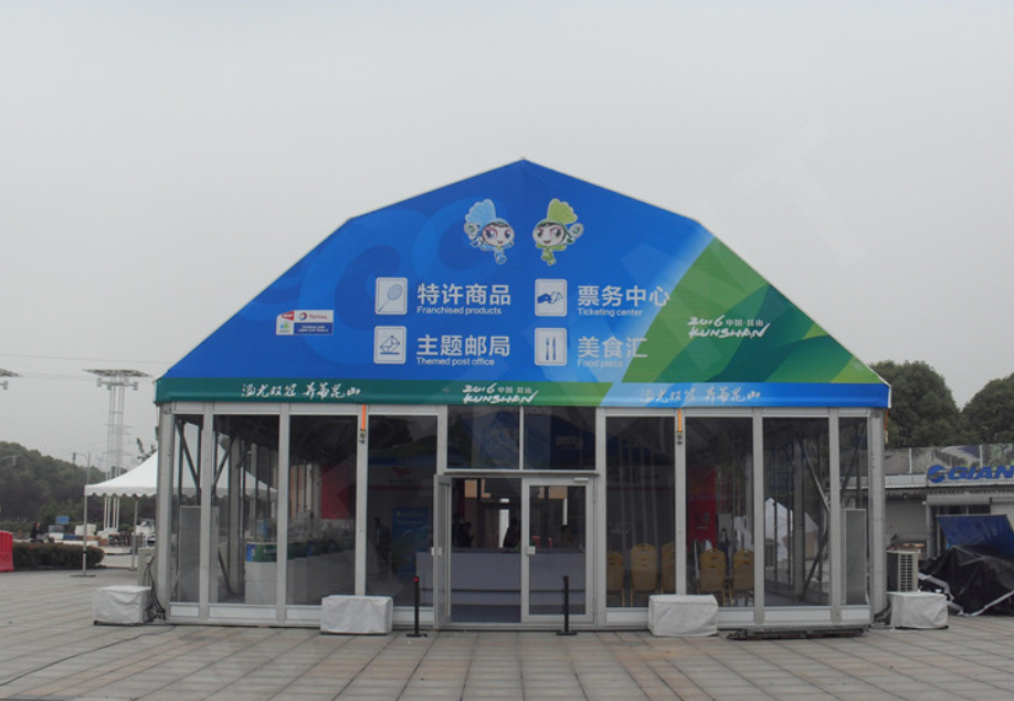 威斯伯特仓储篷房实景图
