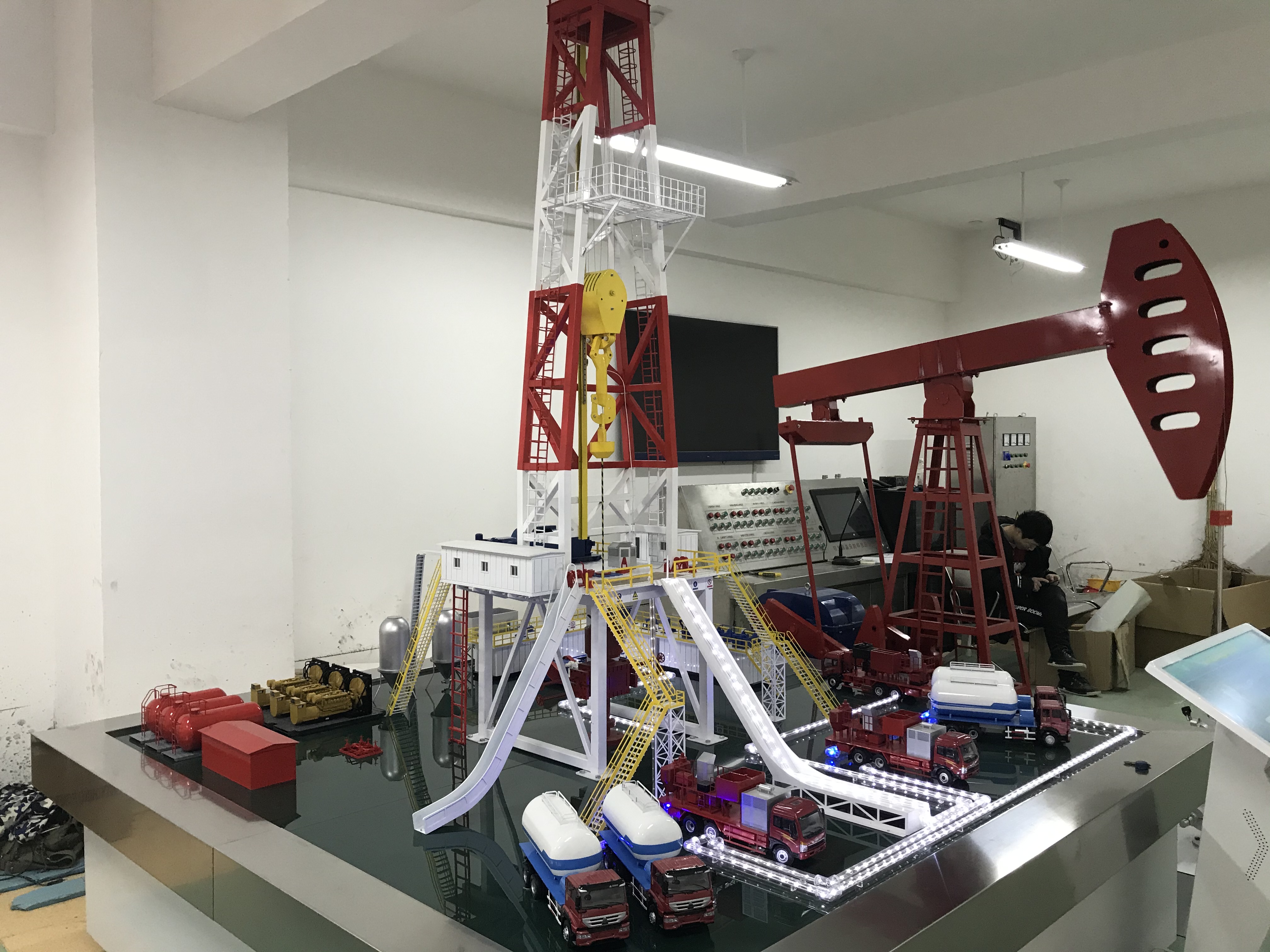 石油化工厂模型整体图