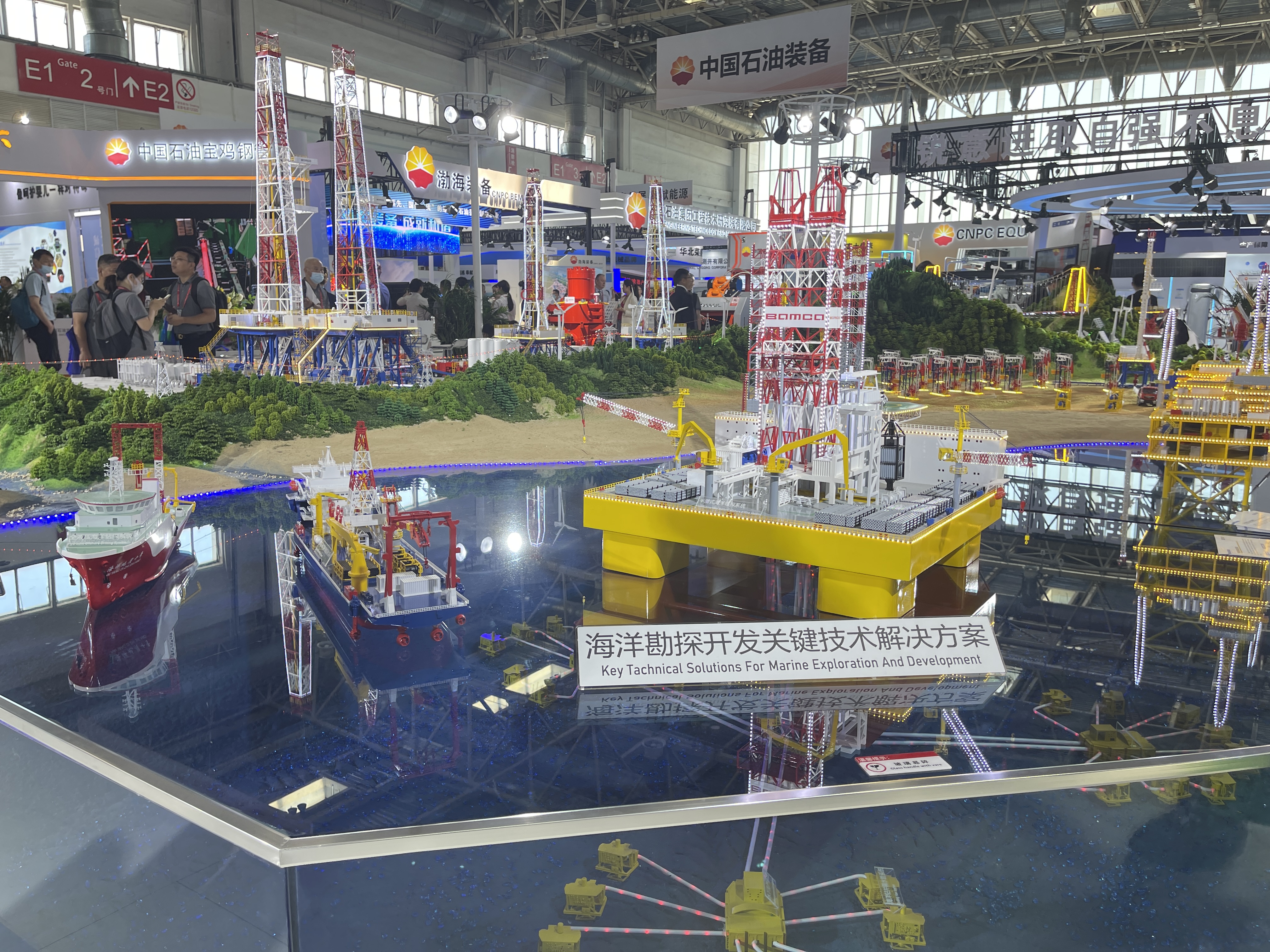 石油工程模型展示图