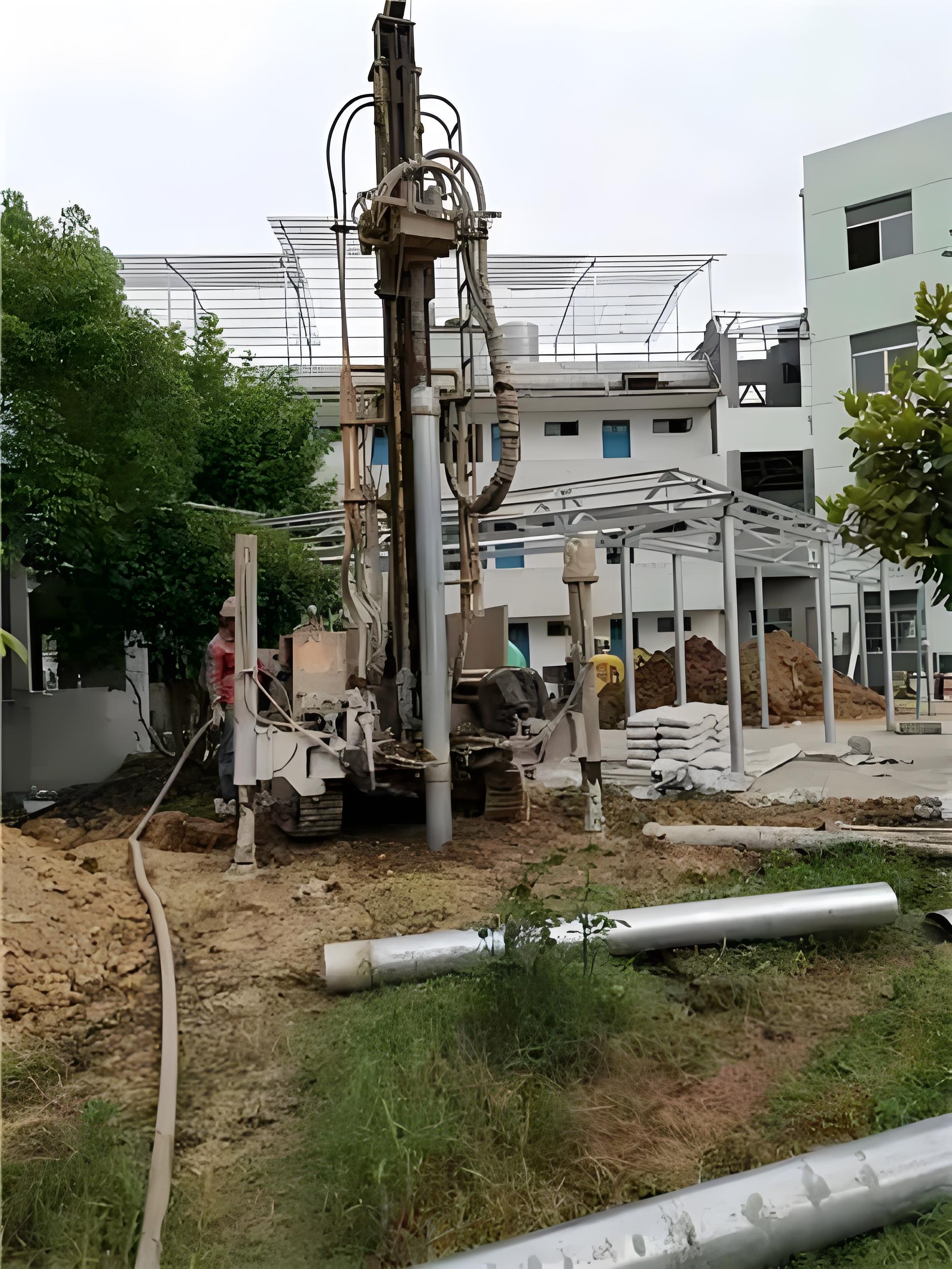 江苏环保检测井施工现场