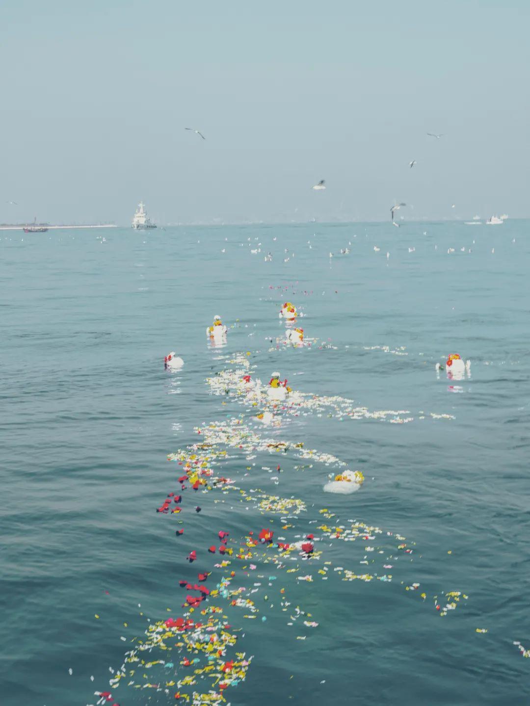 天海海葬船只布置效果图