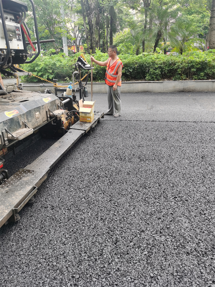 彩色沥青路面效果