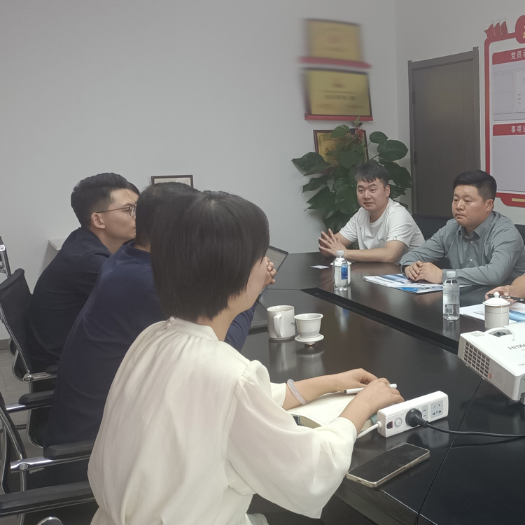 中政企项目团队研讨现场图