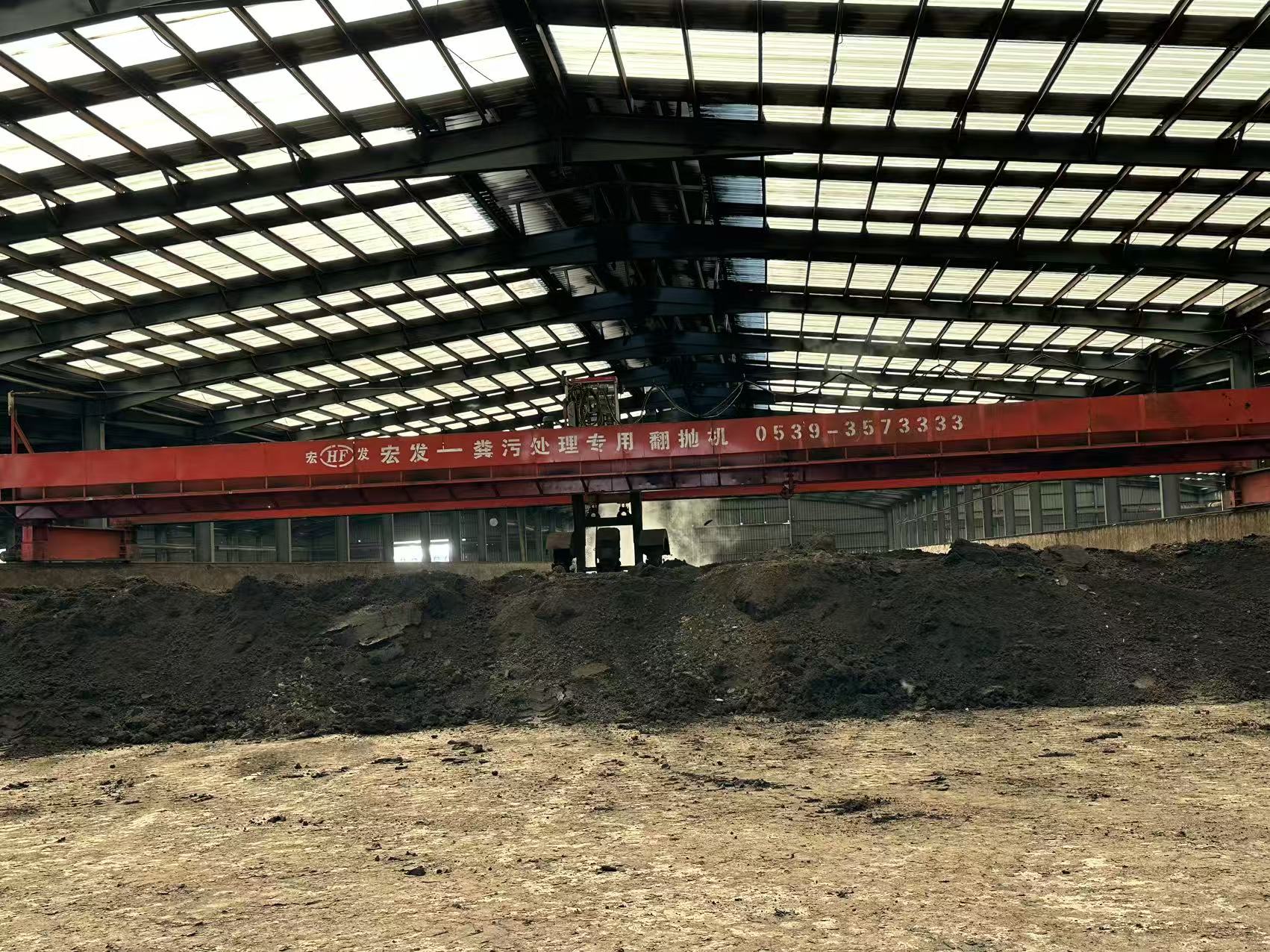 链板翻抛机作业场景