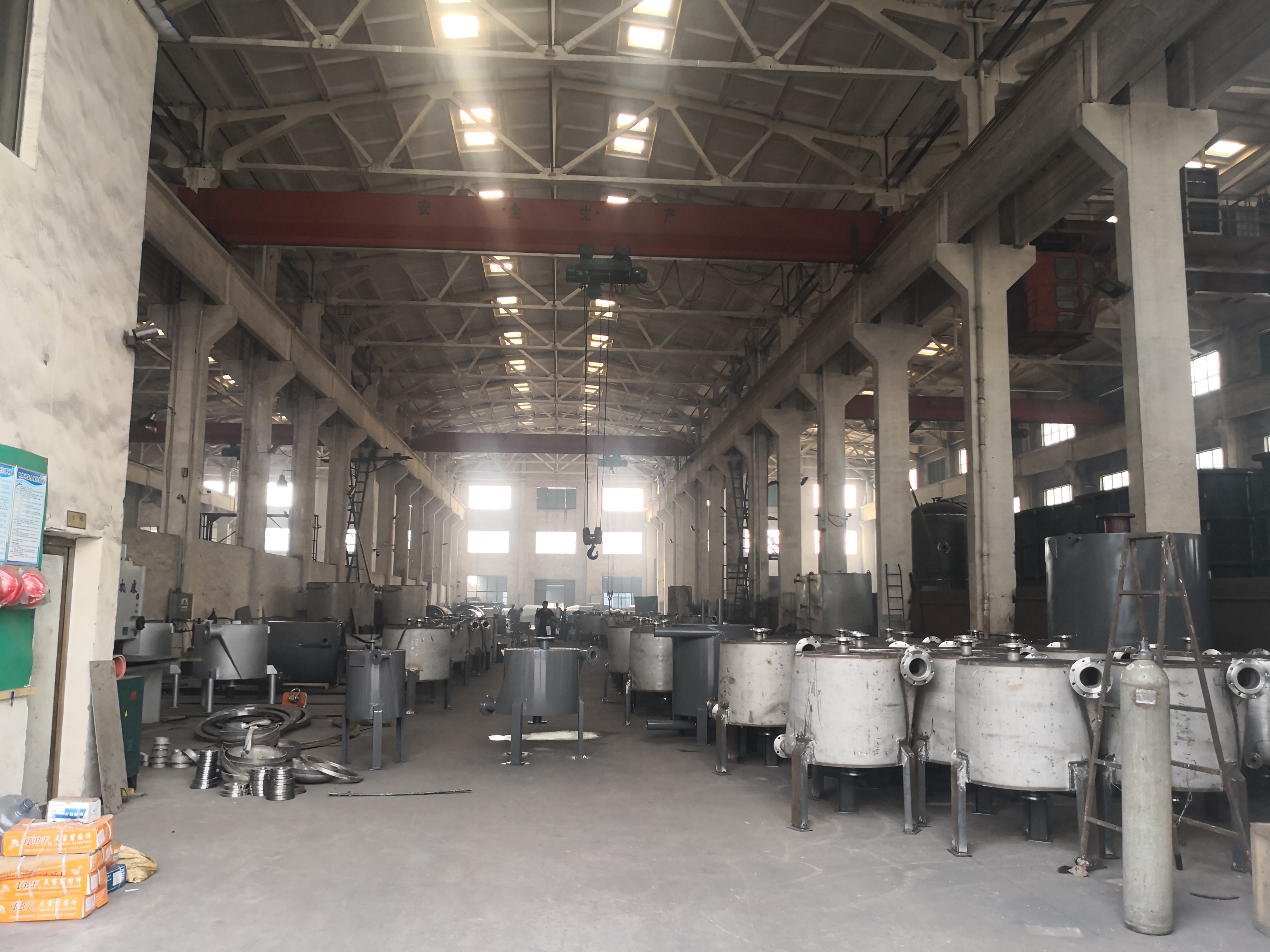 无锡市万昌化工螺旋板式换热器产品图