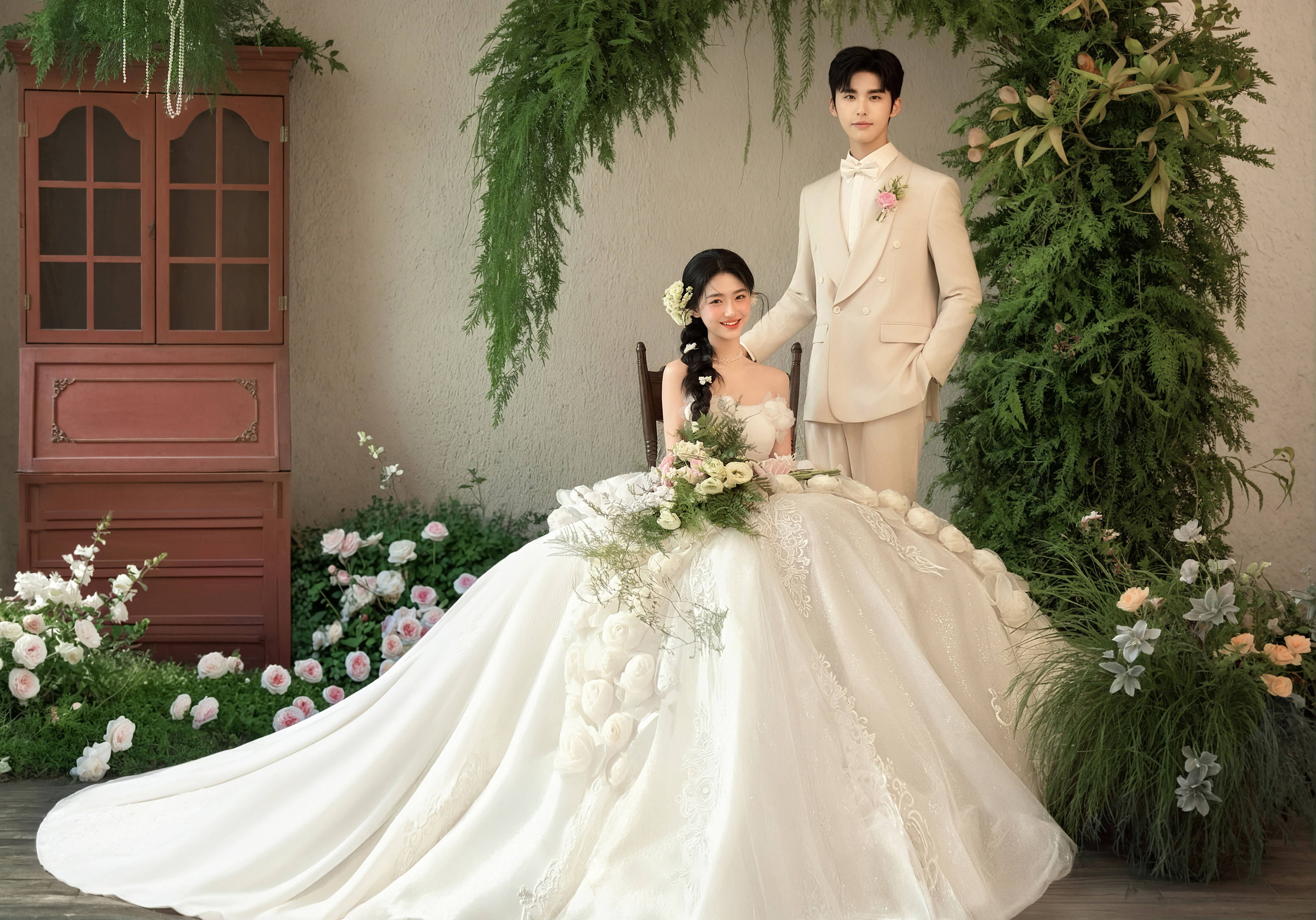 苏州园林婚纱照场景