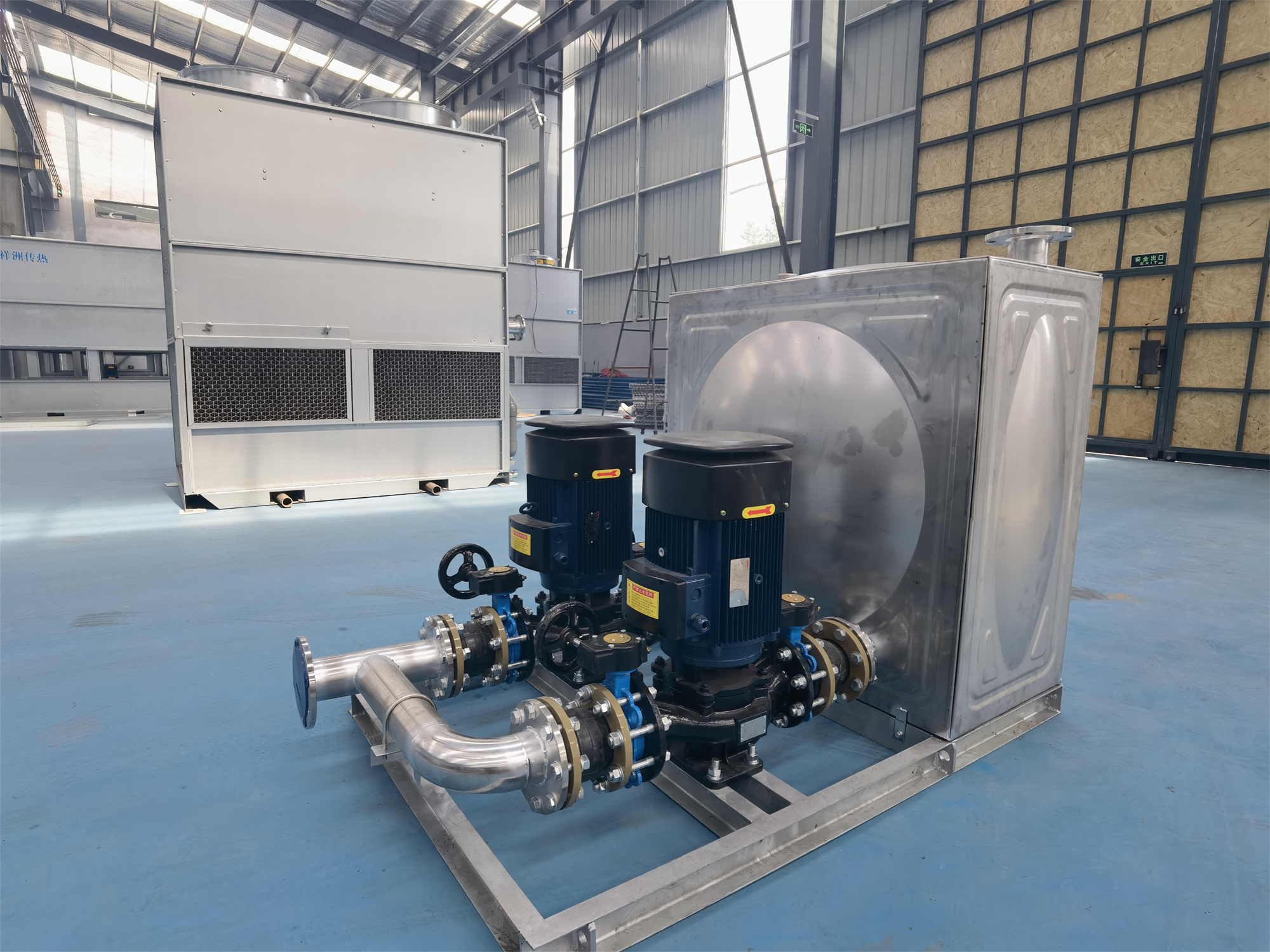 潍坊祥洲传热系统有限公司生产车间