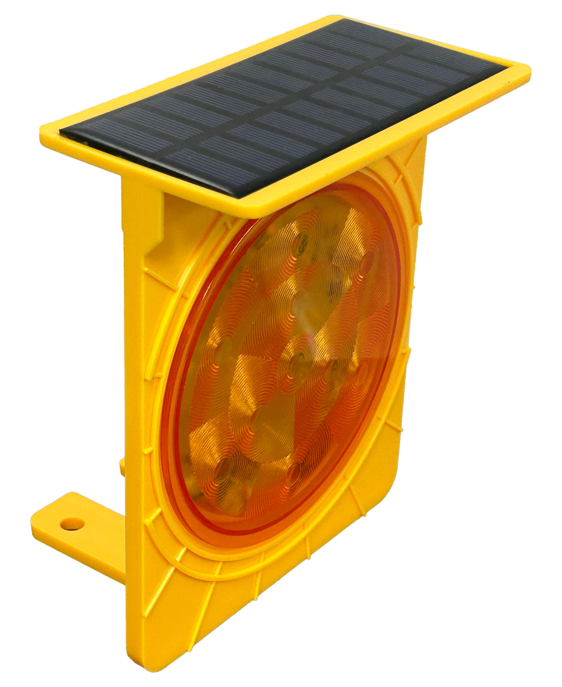 河南立达通太阳能黄闪警示灯应用场景图