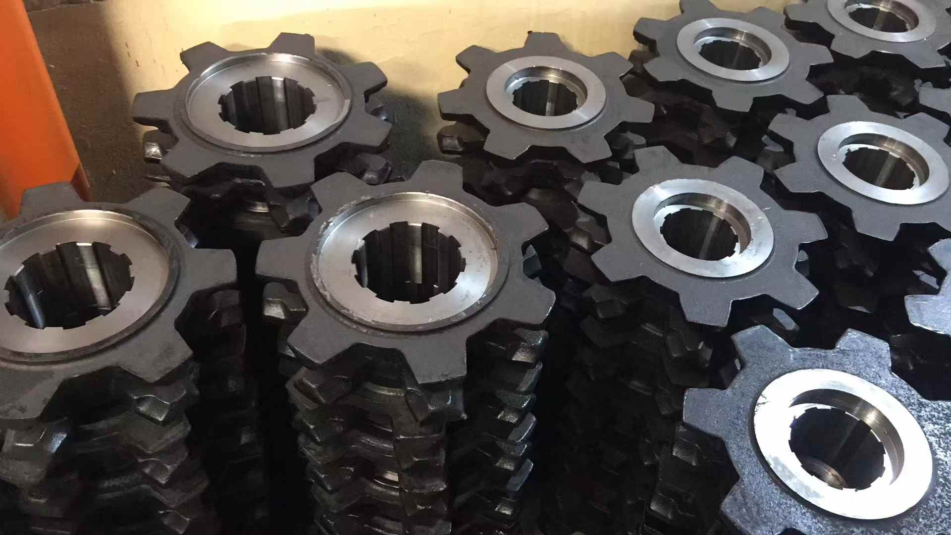 山东宏茂矿山机械链轮检测场景图