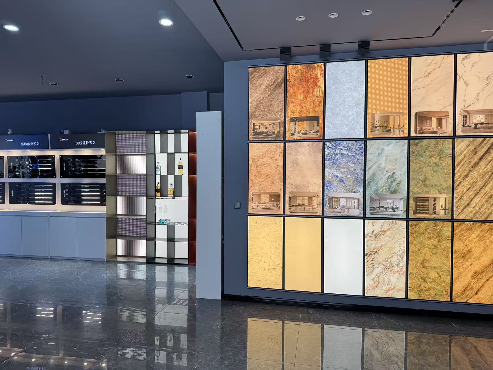 小拳头发光层板成品展示