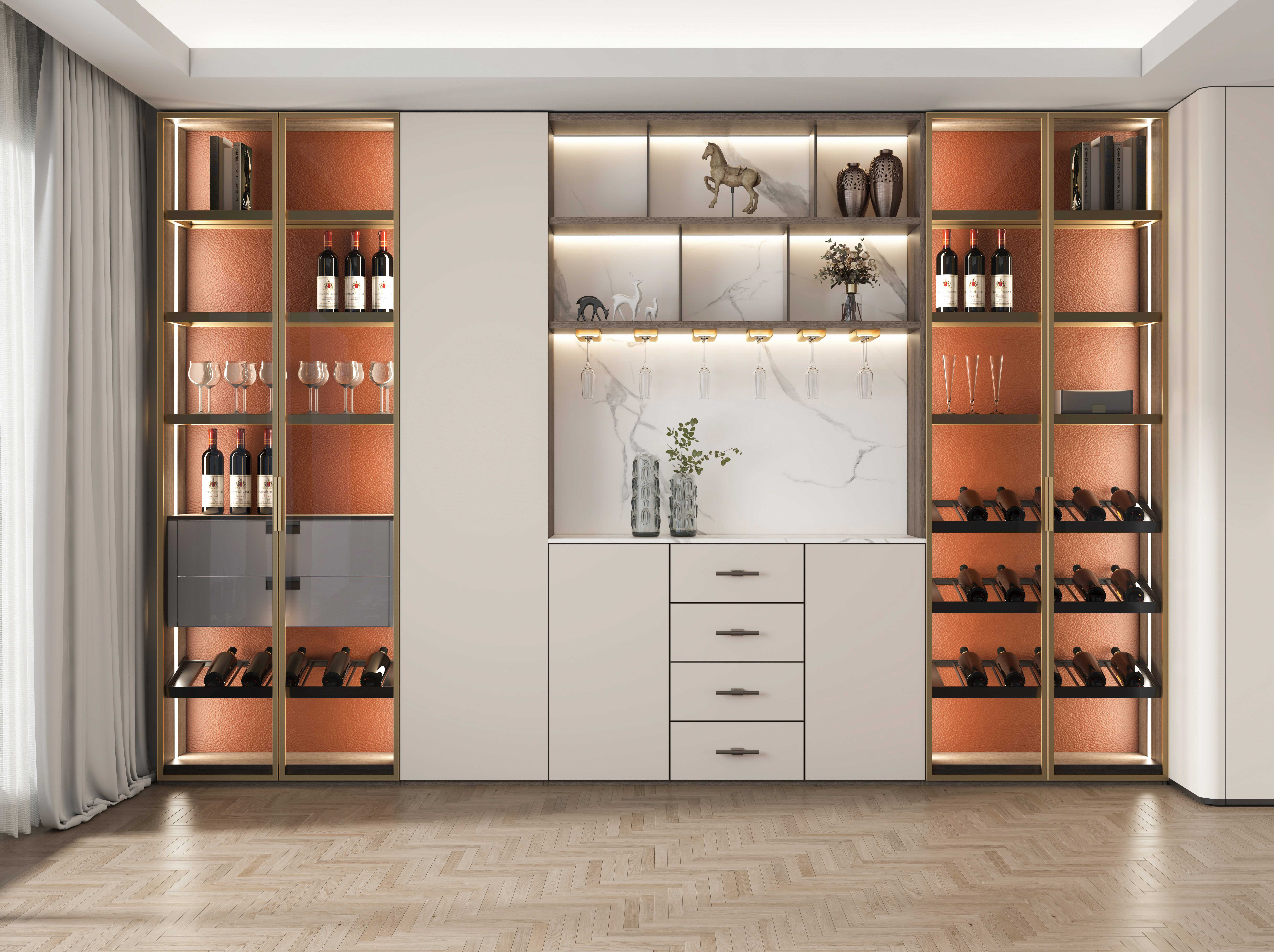 上海拉迷家具衣帽间定制现场图