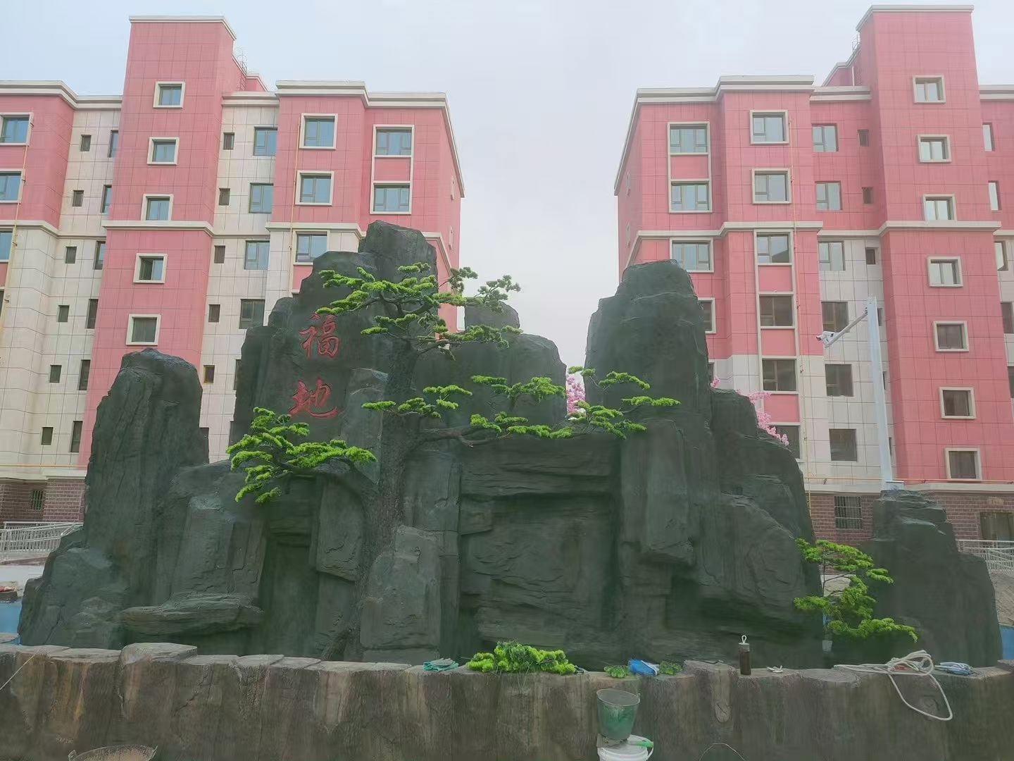 景观石陈列展示图