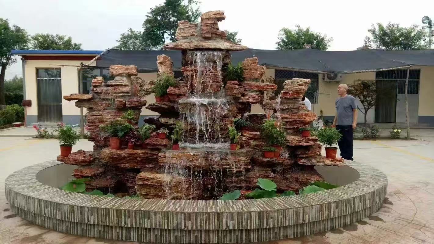 假山造景现场效果图